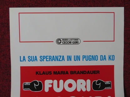 STREETS OF GOLD ITALIAN LOCANDINA POSTER KLAUS M. BRANDAUER WESLEY SNIPES 1988 Rendezvous Cinema Movie posters