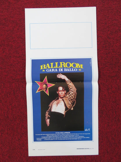 STRICTLY BALLROOM - A ITALIAN LOCANDINA POSTER PAUL MERCURIO TARA MORICE 1993 Rendezvous Cinema Movie posters