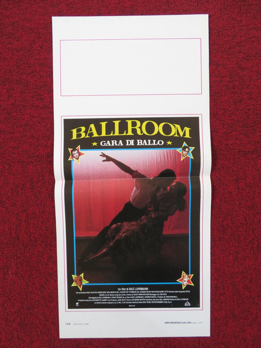 STRICTLY BALLROOM - B ITALIAN LOCANDINA POSTER PAUL MERCURIO TARA MORICE 1993 Rendezvous Cinema Movie posters