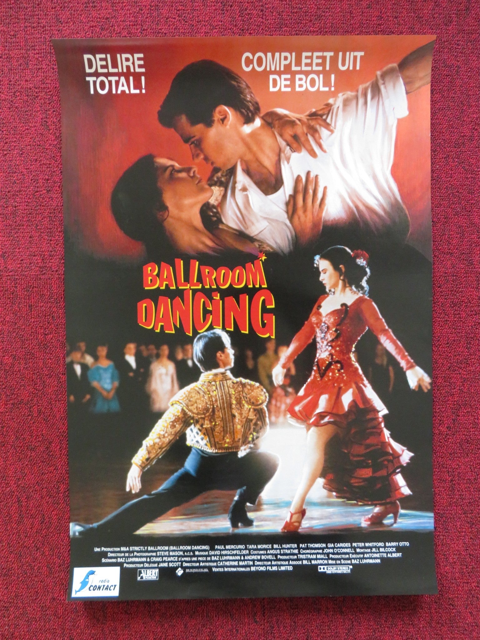 STRICTLY BALLROOM VHS VIDEO POSTER PAUL MERCURIO TARA MORICE 1992 Rendezvous Cinema Movie posters