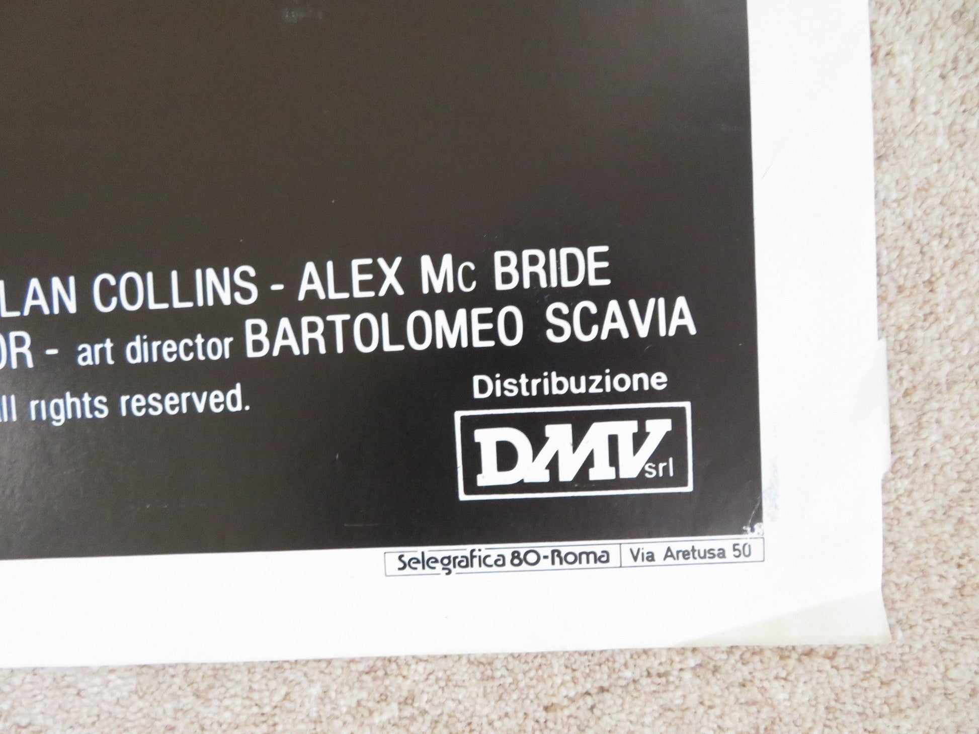 STRIKE COMMANDO 2 ITALIAN 2 FOGLIO POSTER BRENT HUFF MARY STAVIN 1988 Rendezvous Cinema Movie posters