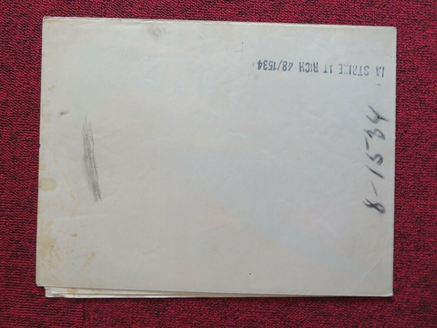 STRIKE IT RICH FOLDED US ONE SHEET POSTER ROD CAMERON BONITA GRANVILLE 1948 Movie posters