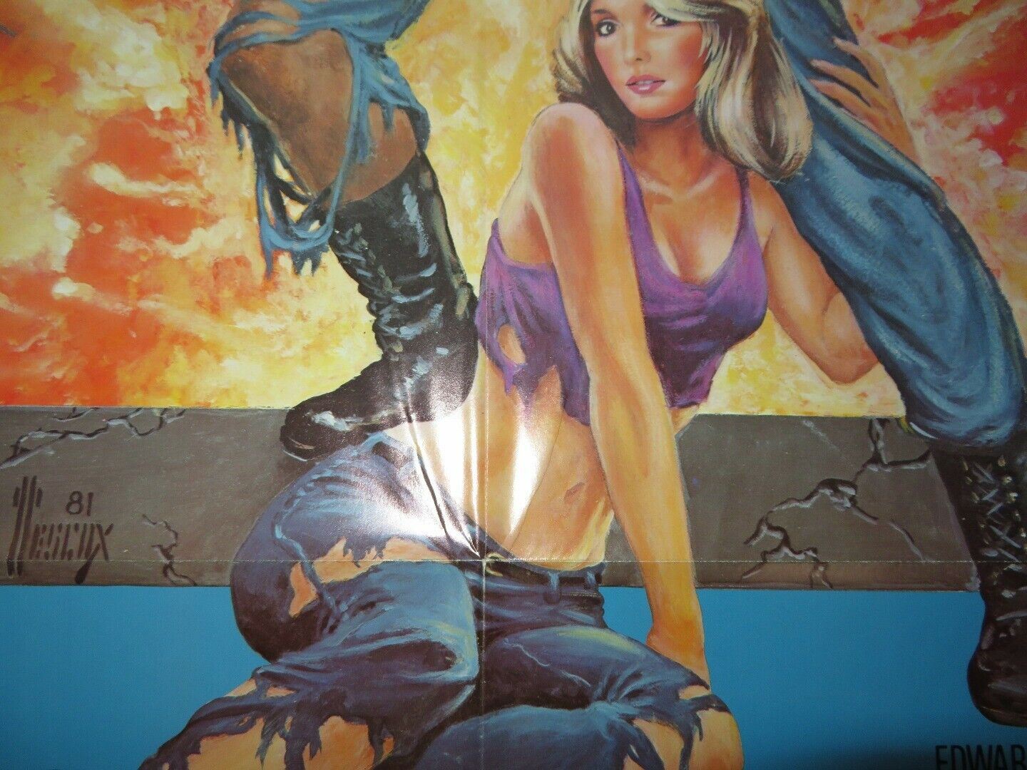 STRIKING BACK / SEARCH & DESTROY US ONE SHEET POSTER P KING D STROUD 1981/1979 Movie posters