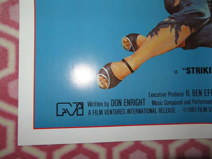 STRIKING BACK / SEARCH & DESTROY US ONE SHEET POSTER P KING D STROUD 1981/1979 Movie posters