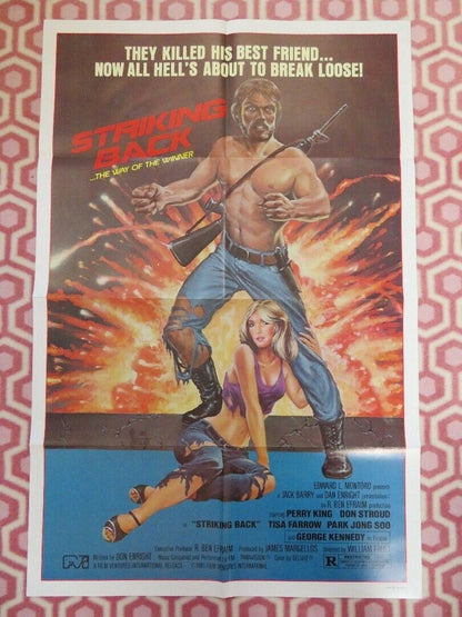 STRIKING BACK / SEARCH & DESTROY US ONE SHEET POSTER P KING D STROUD 1981/1979 Movie posters