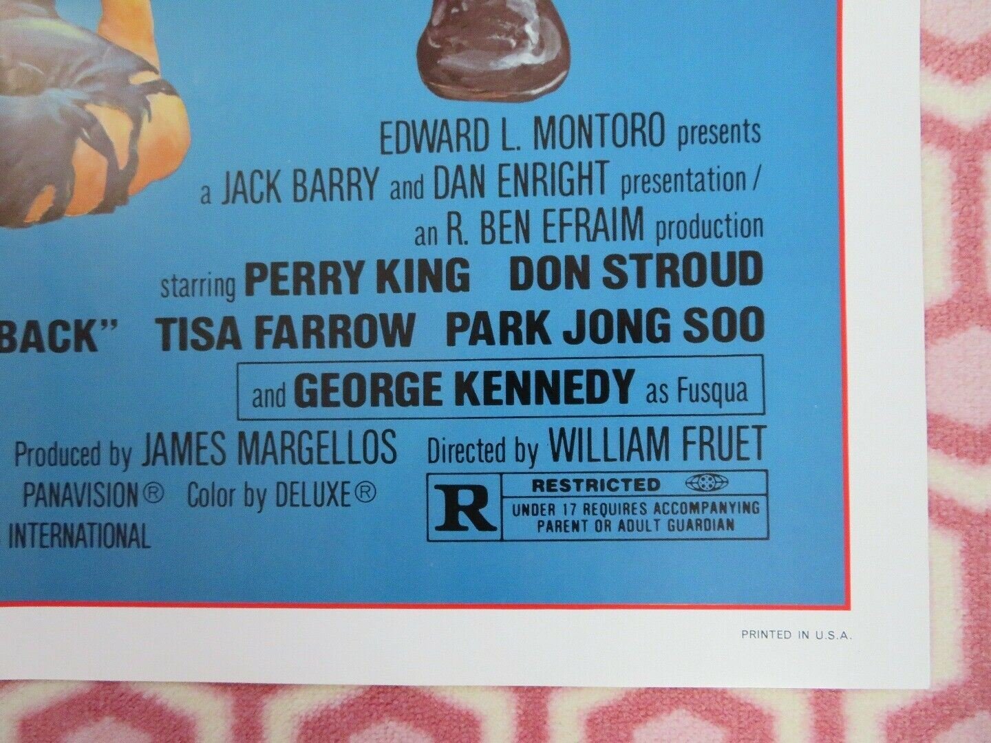 STRIKING BACK / SEARCH & DESTROY US ONE SHEET POSTER P KING D STROUD 1981/1979 Movie posters