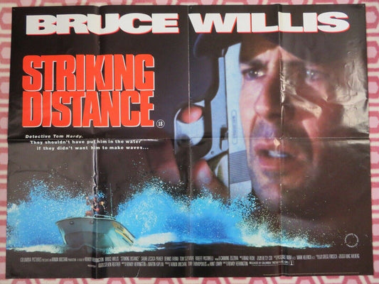 STRIKING DISTANCE BRITISH QUAD (30"x40")POSTER BRUCE WILLIS SARAH JESSICA PARKER Movie posters