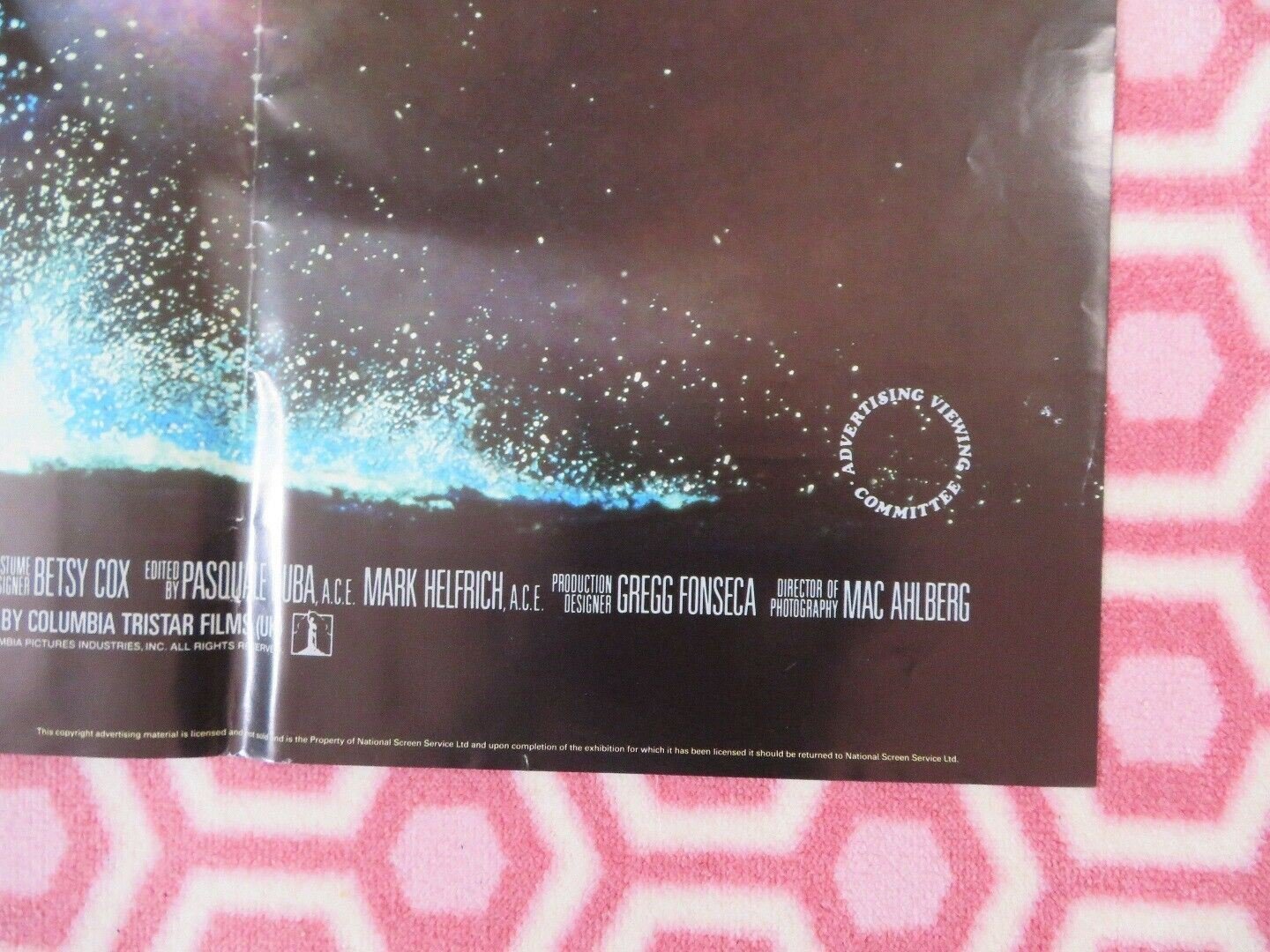 STRIKING DISTANCE BRITISH QUAD (30"x40")POSTER BRUCE WILLIS SARAH JESSICA PARKER Movie posters