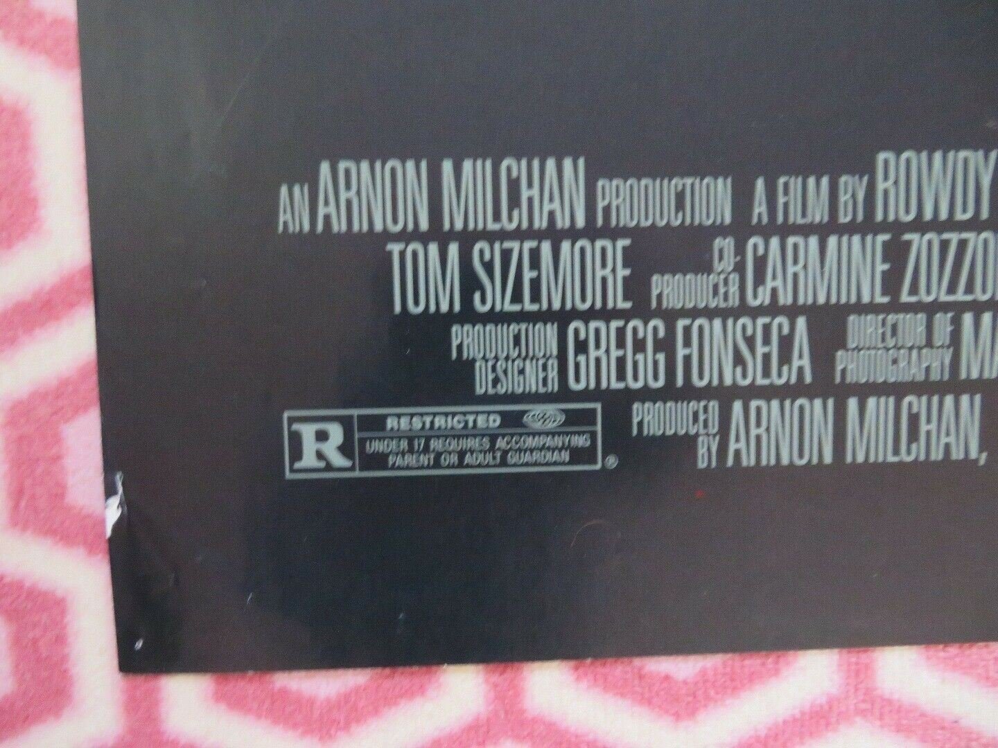 STRIKING DISTANCE US ONE SHEET POSTER BRUCE WILLIS 1993 Movie posters