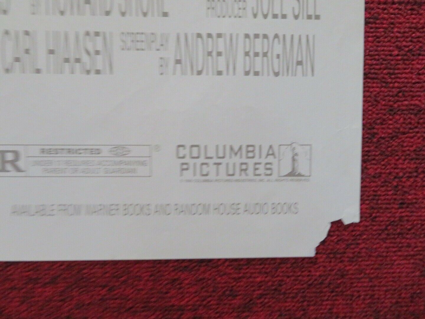 STRIP TEASE FOLDED US ONE SHEET POSTER DEMI MOORE 1996 Movie posters