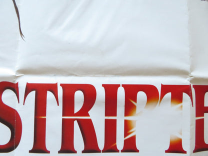 STRIPTEASE QUAD POSTER FOLDED DEMI MOORE BURT REYNOLDS 1996 Rendezvous Cinema Movie posters