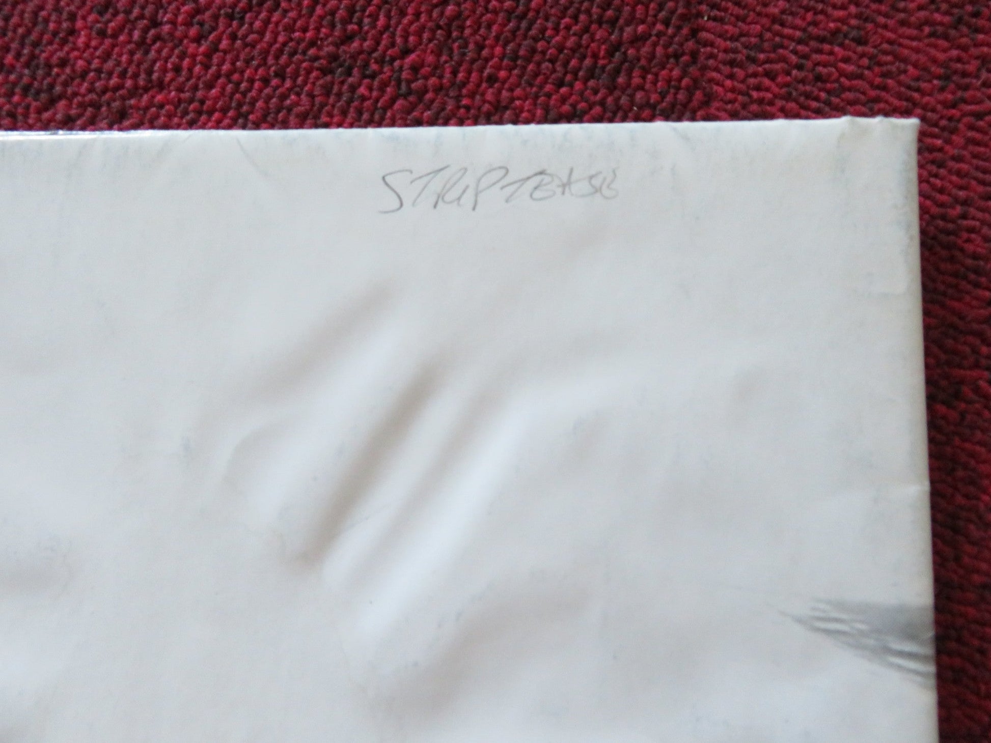 STRIPTEASE QUAD POSTER FOLDED DEMI MOORE BURT REYNOLDS 1996 Rendezvous Cinema Movie posters