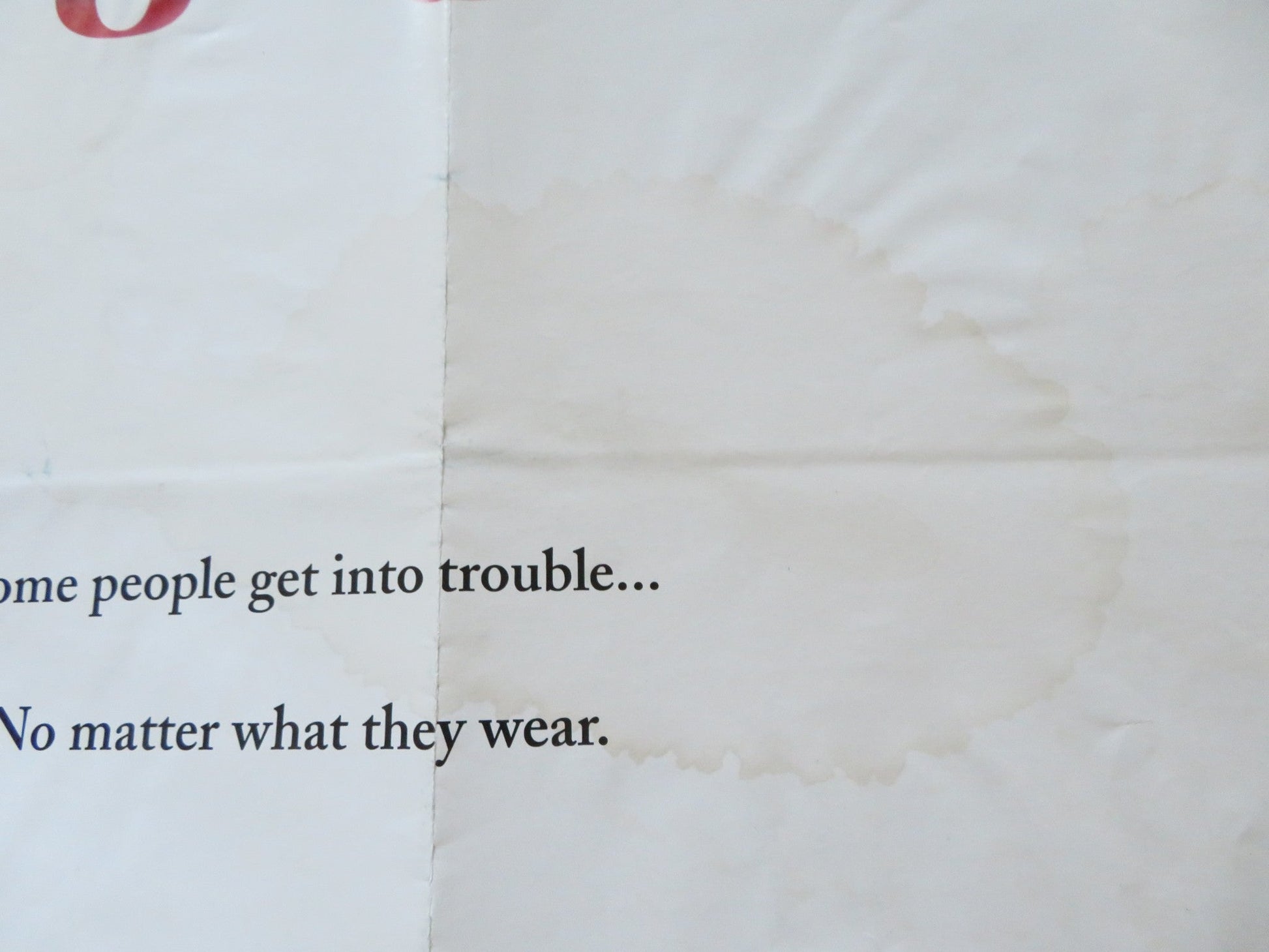 STRIPTEASE QUAD POSTER FOLDED DEMI MOORE BURT REYNOLDS 1996 Rendezvous Cinema Movie posters