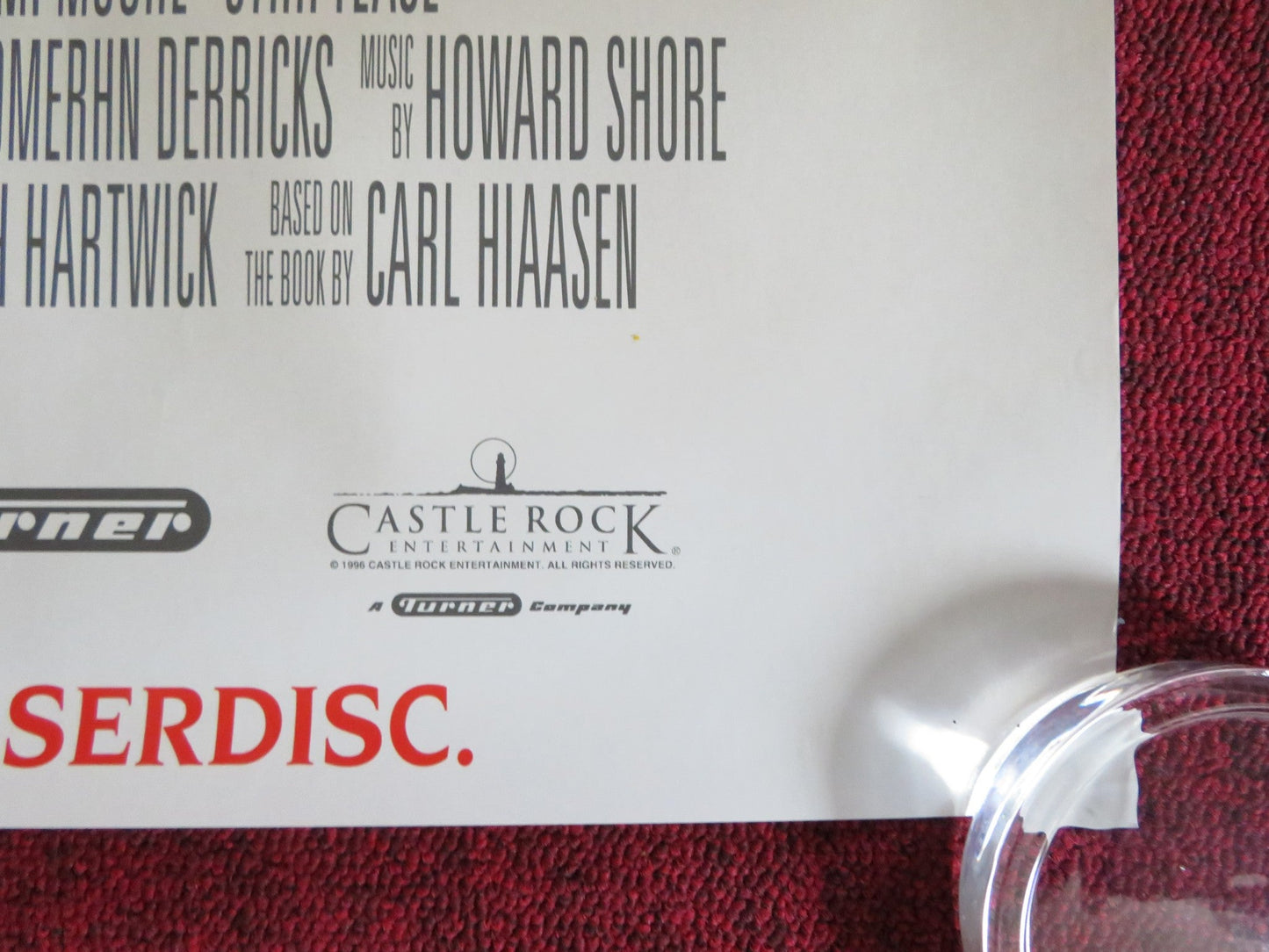 STRIPTEASE VHS VIDEO 39" X 27" POSTER ROLLED DEMI MOORE 1996 Rendezvous Cinema Movie posters