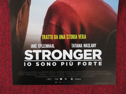 STRONGER ITALIAN LOCANDINA POSTER JAKE GYLLENHALL TATIANA MASLANY 2017 Rendezvous Cinema Movie posters