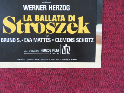 STROSZEK - A ITALIAN FOTOBUSTA POSTER BRUNO S. EVA MATTES 1977 Rendezvous Cinema Movie posters