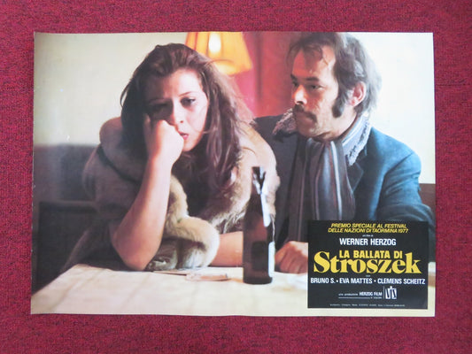 STROSZEK - A ITALIAN FOTOBUSTA POSTER BRUNO S. EVA MATTES 1977 Rendezvous Cinema Movie posters