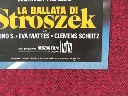 STROSZEK - B ITALIAN FOTOBUSTA POSTER BRUNO S. EVA MATTES 1977 Rendezvous Cinema Movie posters
