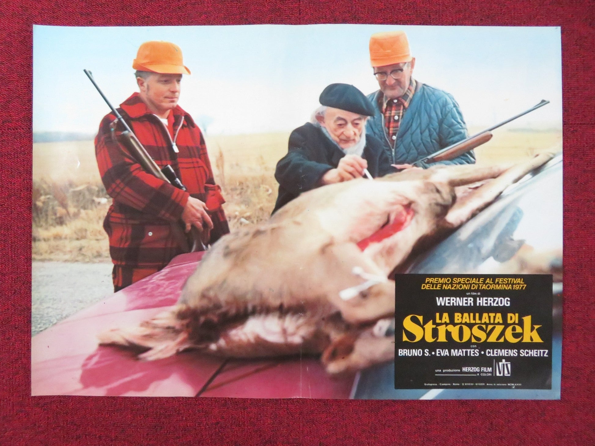 STROSZEK - B ITALIAN FOTOBUSTA POSTER BRUNO S. EVA MATTES 1977 Rendezvous Cinema Movie posters