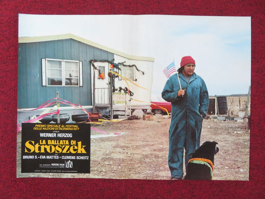 STROSZEK - F ITALIAN FOTOBUSTA POSTER BRUNO S. EVA MATTES 1977 Rendezvous Cinema Movie posters