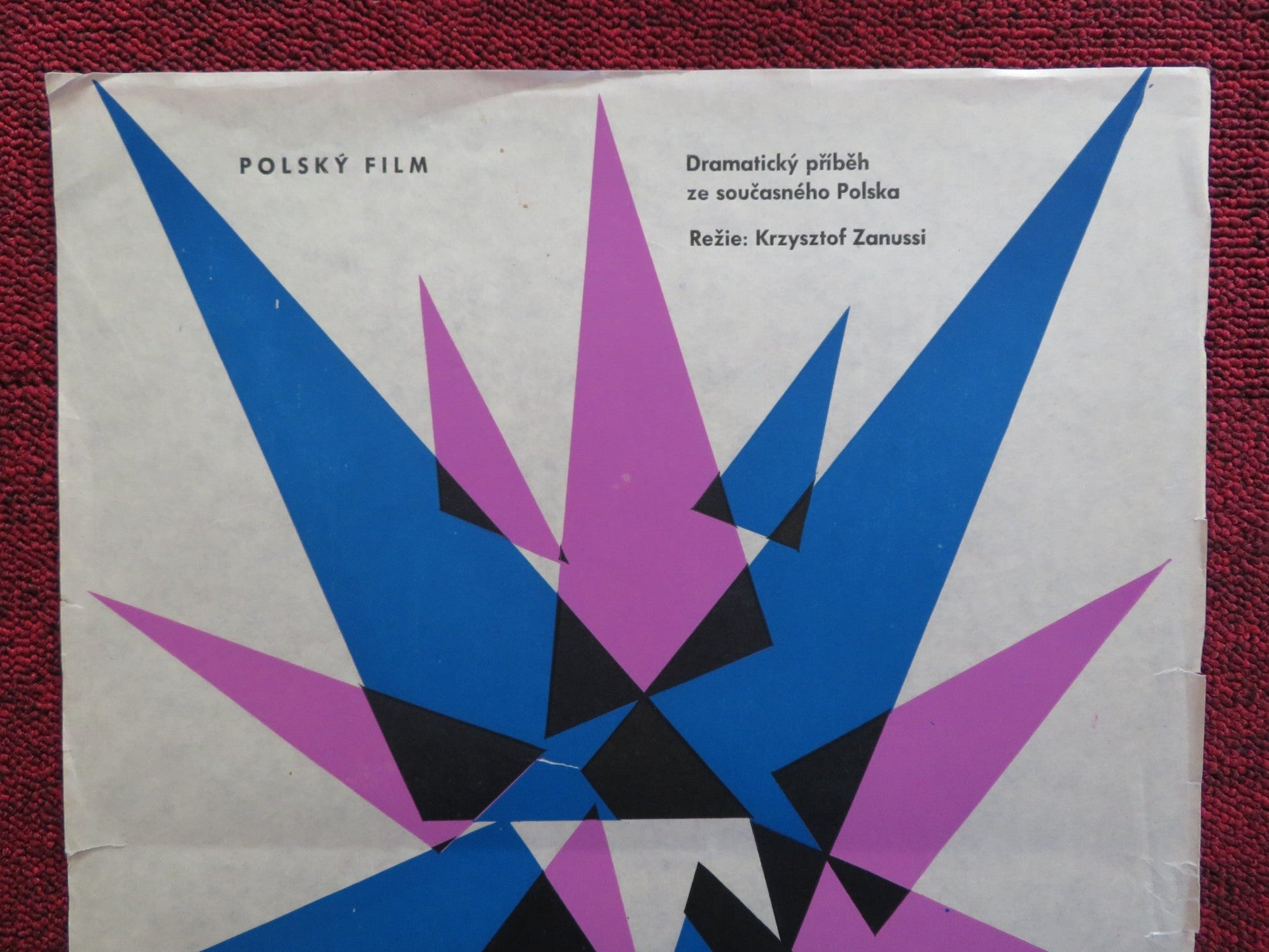 STRUKTURA KRYSTALU POLISH (16"x 12") POSTER B. WRZESINSKA JAN MYSLOWICZ 1969 Rendezvous Cinema Movie posters