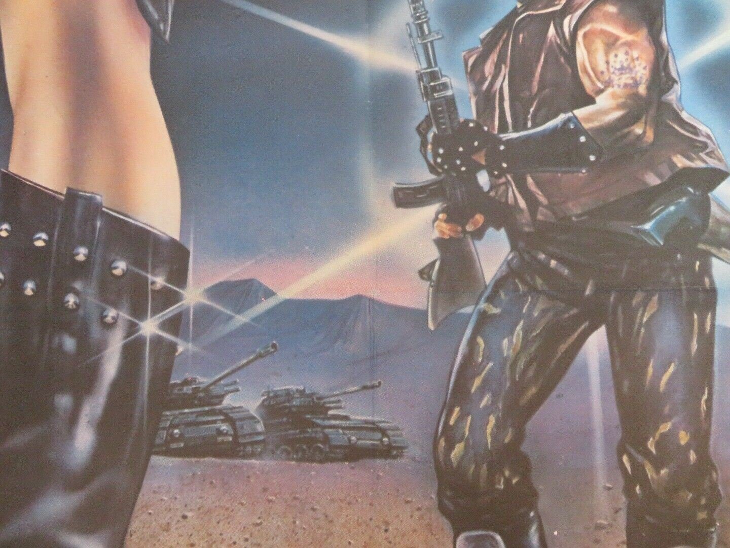 STRYKER (39"x 26") POSTER STEVE SANDOR ANDRIA SAVIO 1983 - Rendezvous Cinema