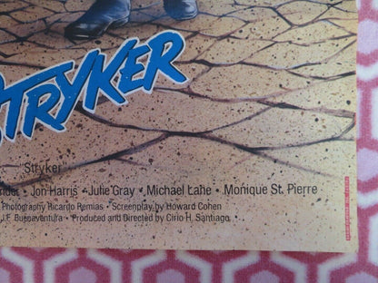 STRYKER (39"x 26") POSTER STEVE SANDOR ANDRIA SAVIO 1983 - Rendezvous Cinema