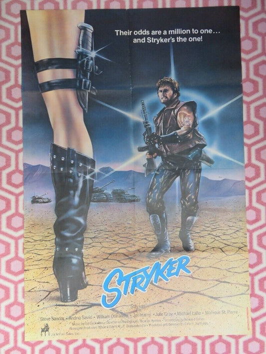 STRYKER (39"x 26") POSTER STEVE SANDOR ANDRIA SAVIO 1983 - Rendezvous Cinema