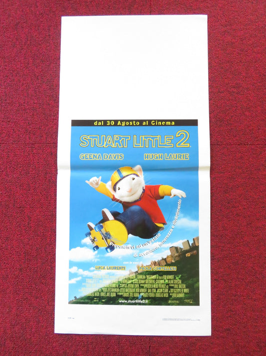 STUART LITTLE 2 ITALIAN LOCANDINA POSTER GENNA DAVIS HUGH LAURIE 2002 Rendezvous Cinema Movie posters