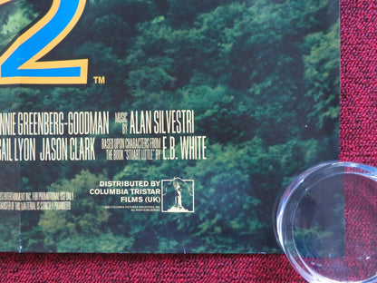 STUART LITTLE 2 UK QUAD (30"x 40") ROLLED POSTER MICHAEL J. FOX GEENA DAVIS 2002 Rendezvous Cinema Movie posters