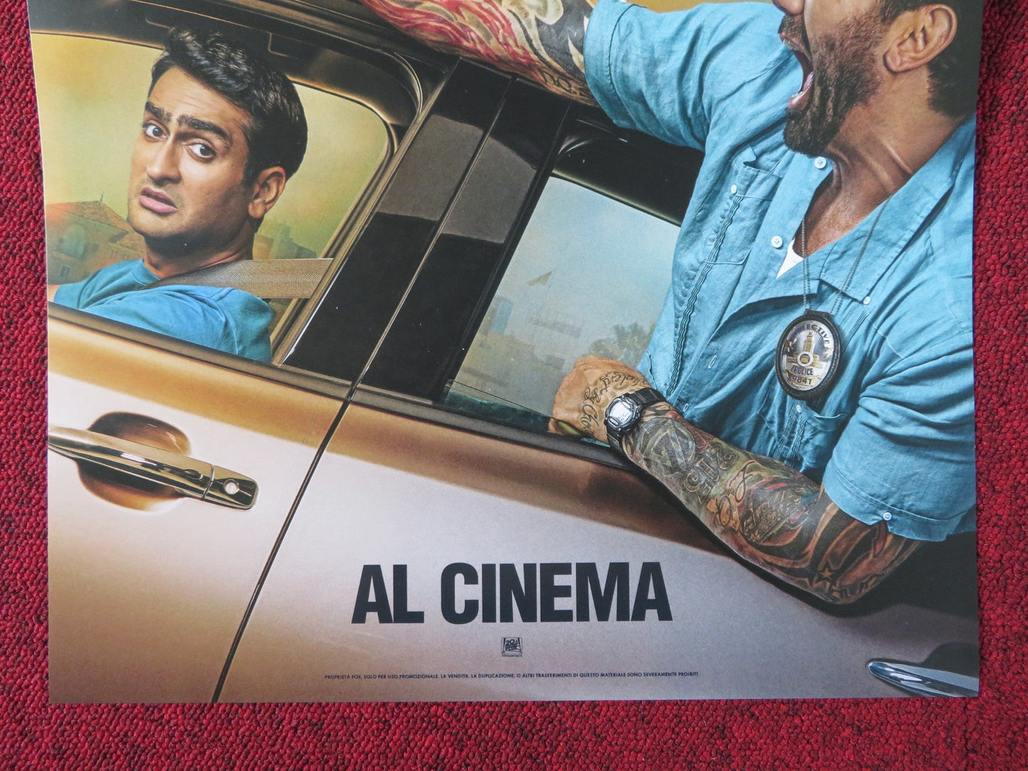 STUBER ITALIAN LOCANDINA POSTER DAVE BAUTISTA KUMAIL NANJIANI 2019 Rendezvous Cinema Movie posters