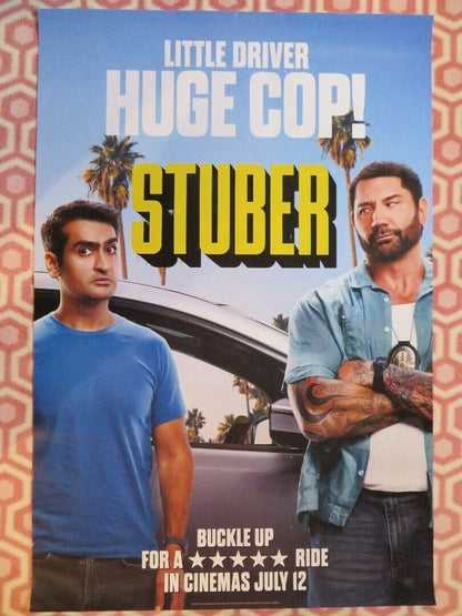 STUBER UK ONE SHEET (27"x 41") ROLLED POSTER 2019 COMEDY Rendezvous Cinema Movie posters