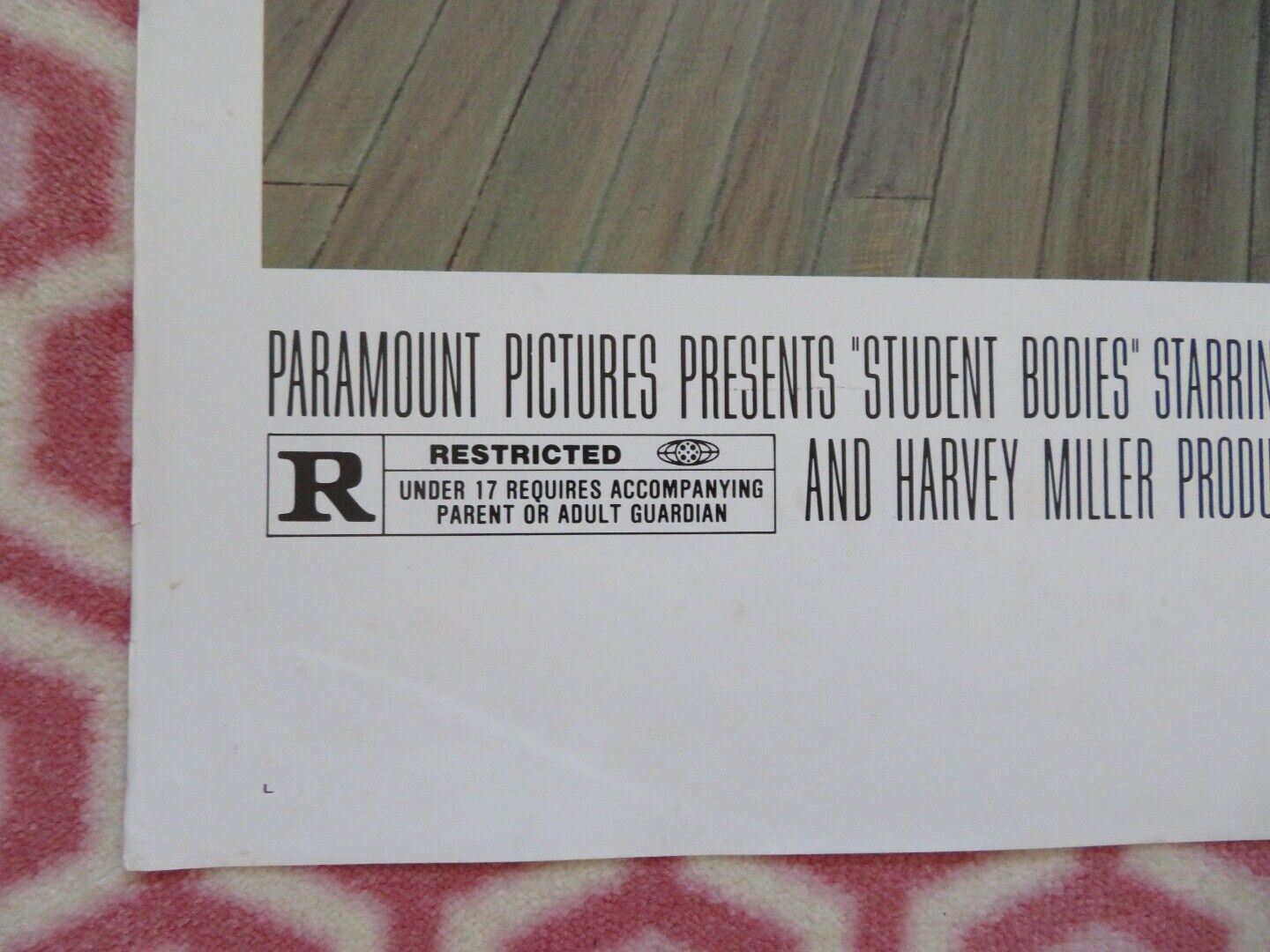 STUDENT BODIES FOLDED US ONE SHEET POSTER KRISTEN RITER MATT GOLDSBY 1981 - Rendezvous Cinema