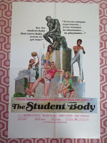 STUDENT BODY US ONE SHEET POSTER WARREN STEVEN JILLIAN KESNER 1976 Movie posters