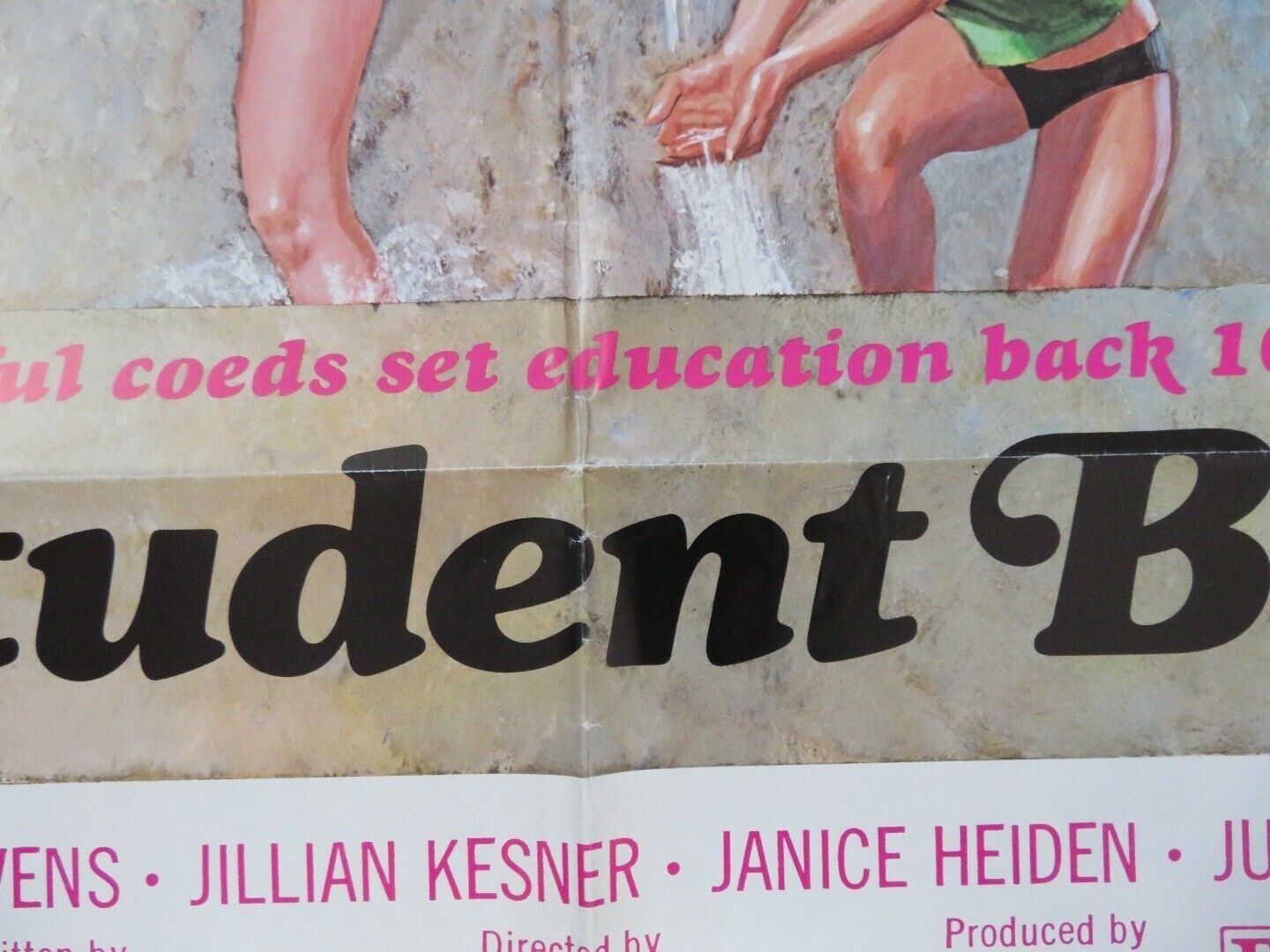STUDENT BODY US ONE SHEET POSTER WARREN STEVEN JILLIAN KESNER 1976 Movie posters