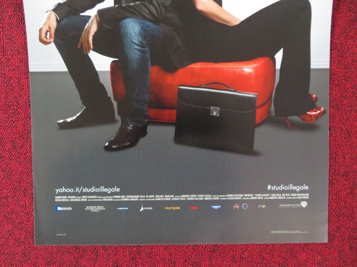 STUDIO ILLEGALE ITALIAN LOCANDINA POSTER FABIO VOLO ZOE FELIX 2013 Rendezvous Cinema Movie posters