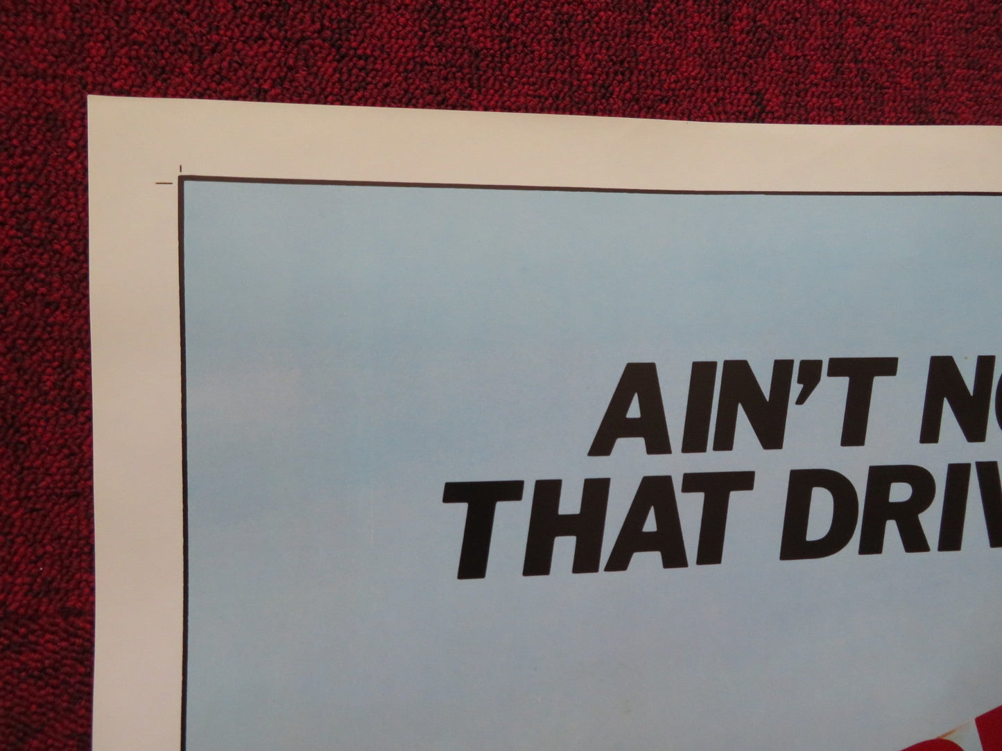 STUNT ROCK FOLDED US ONE SHEET POSTER GRANT PAGE 1980 Rendezvous Cinema Movie posters