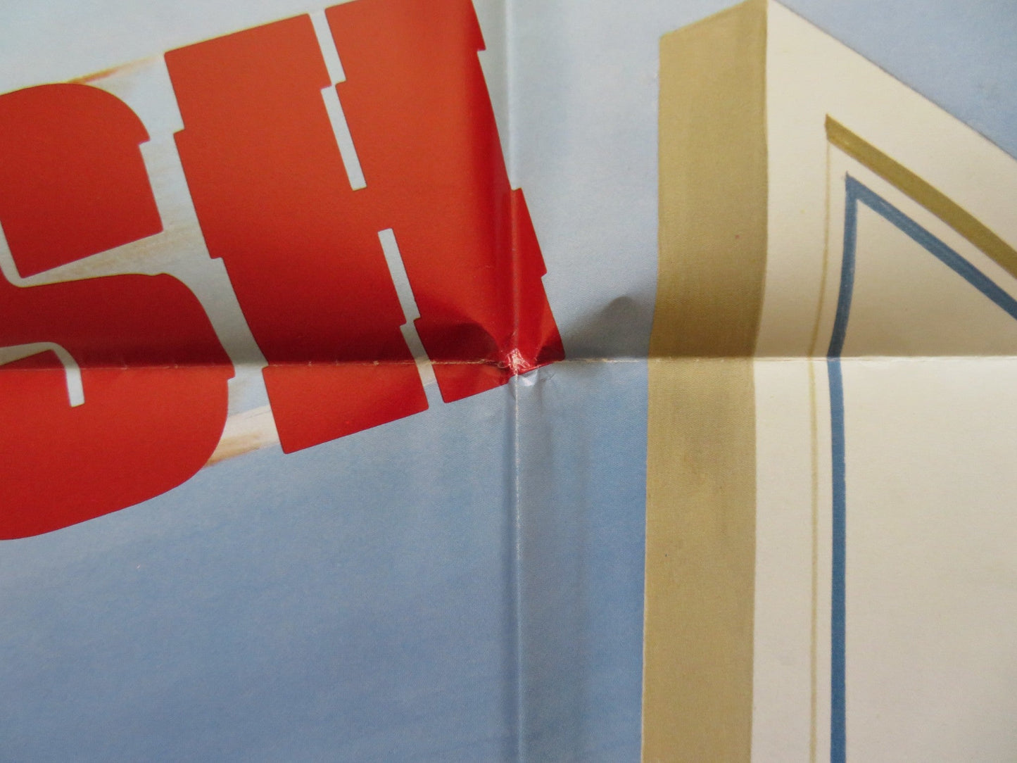 STUNT ROCK FOLDED US ONE SHEET POSTER GRANT PAGE 1980 Rendezvous Cinema Movie posters