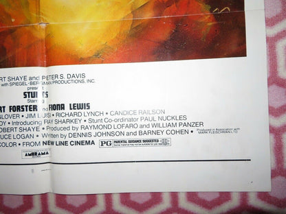 STUNTS FOLDED US ONE SHEET POSTER ROBERT FORSTER FIONA LEWIS 1977 Movie posters