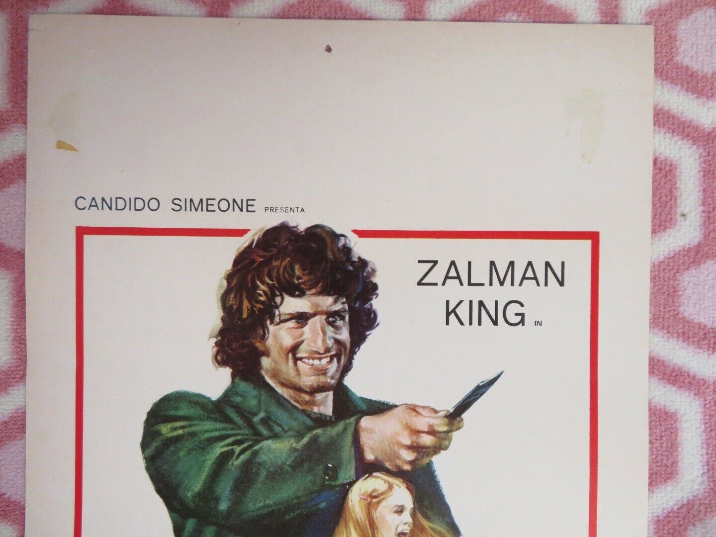 STUPRO SELVAGGIO ITALIAN LOCANDINA (27.5"x12.5") POSTER ZALMAN KING 1975 Movie posters