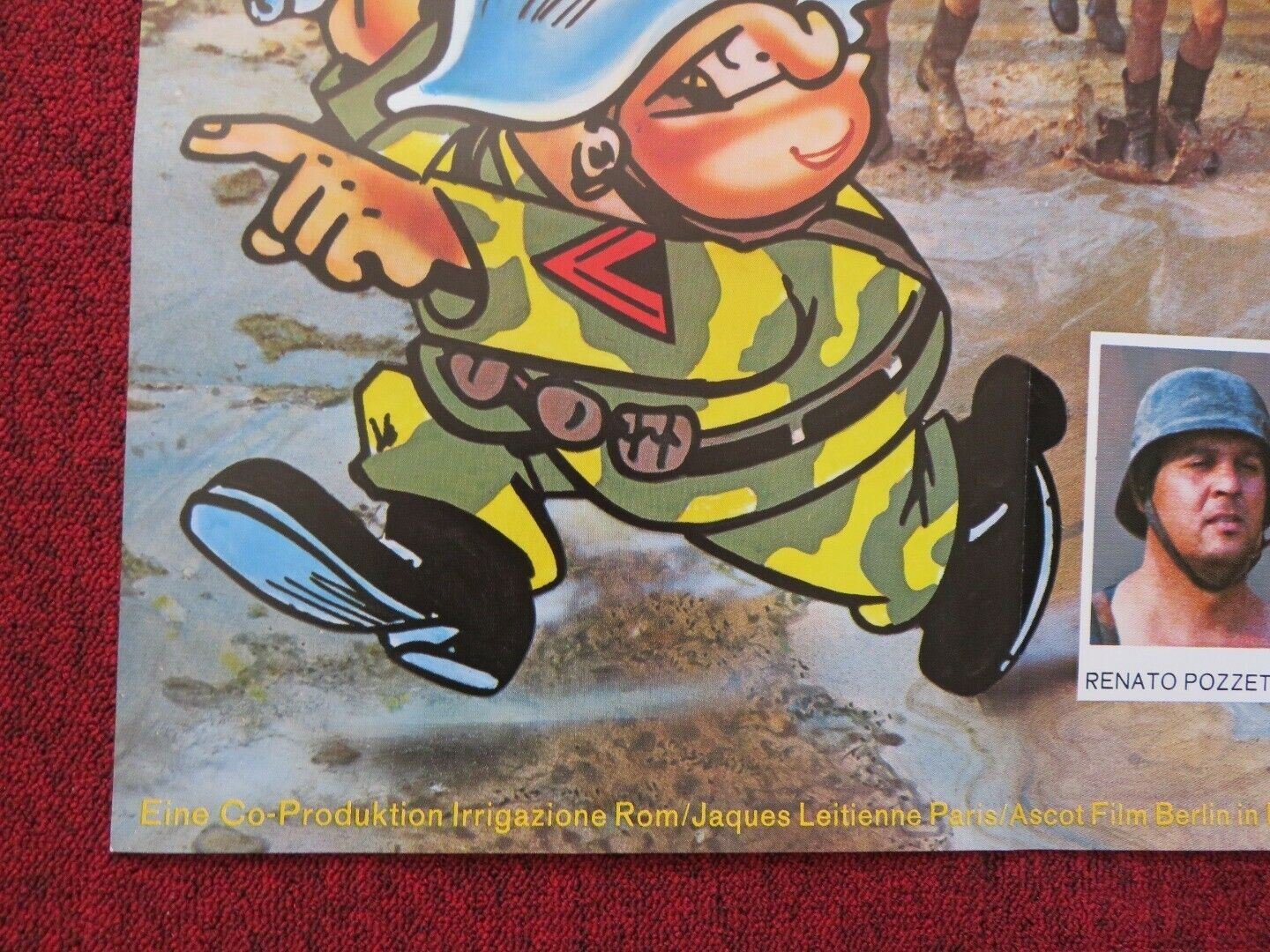 STURMTRUPPEN / Stormtroopers GERMAN A1 ROLLED POSTER RENATO POZZETTO 1976 Movie posters