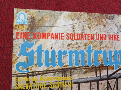 STURMTRUPPEN / Stormtroopers GERMAN A1 ROLLED POSTER RENATO POZZETTO 1976 Movie posters