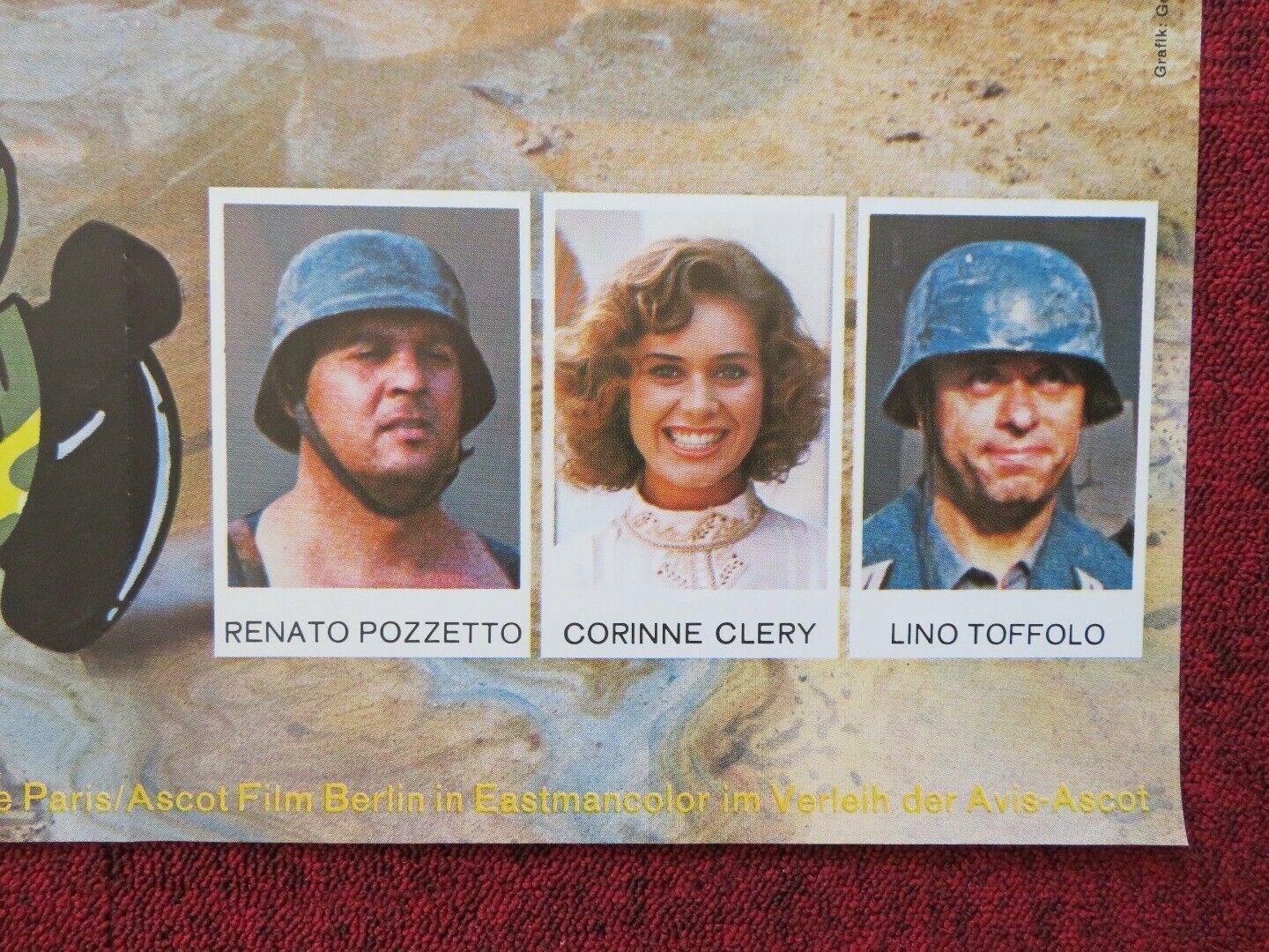 STURMTRUPPEN / Stormtroopers GERMAN A1 ROLLED POSTER RENATO POZZETTO 1976 Movie posters