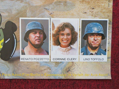 STURMTRUPPEN / Stormtroopers GERMAN A1 ROLLED POSTER RENATO POZZETTO 1976 Movie posters