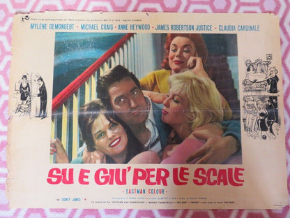 SU E GIU' PER LE SCALE/ Upstairs and Downstairs ITALIAN PHOTOBUSTA POSTER 1959 Movie posters