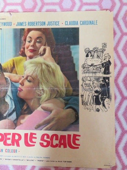 SU E GIU' PER LE SCALE/ Upstairs and Downstairs ITALIAN PHOTOBUSTA POSTER 1959 Movie posters