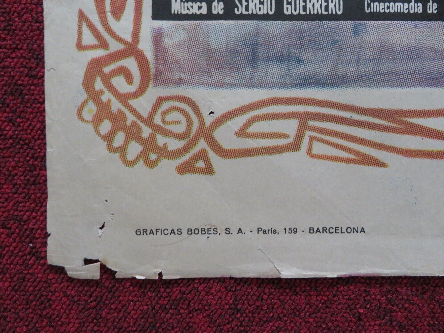 SU EXCELENCIA SPANISH ROLLED POSTER CANTINFLAS SONIA INFANTE 1967 Movie posters