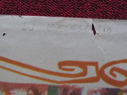 SU EXCELENCIA SPANISH ROLLED POSTER CANTINFLAS SONIA INFANTE 1967 Movie posters