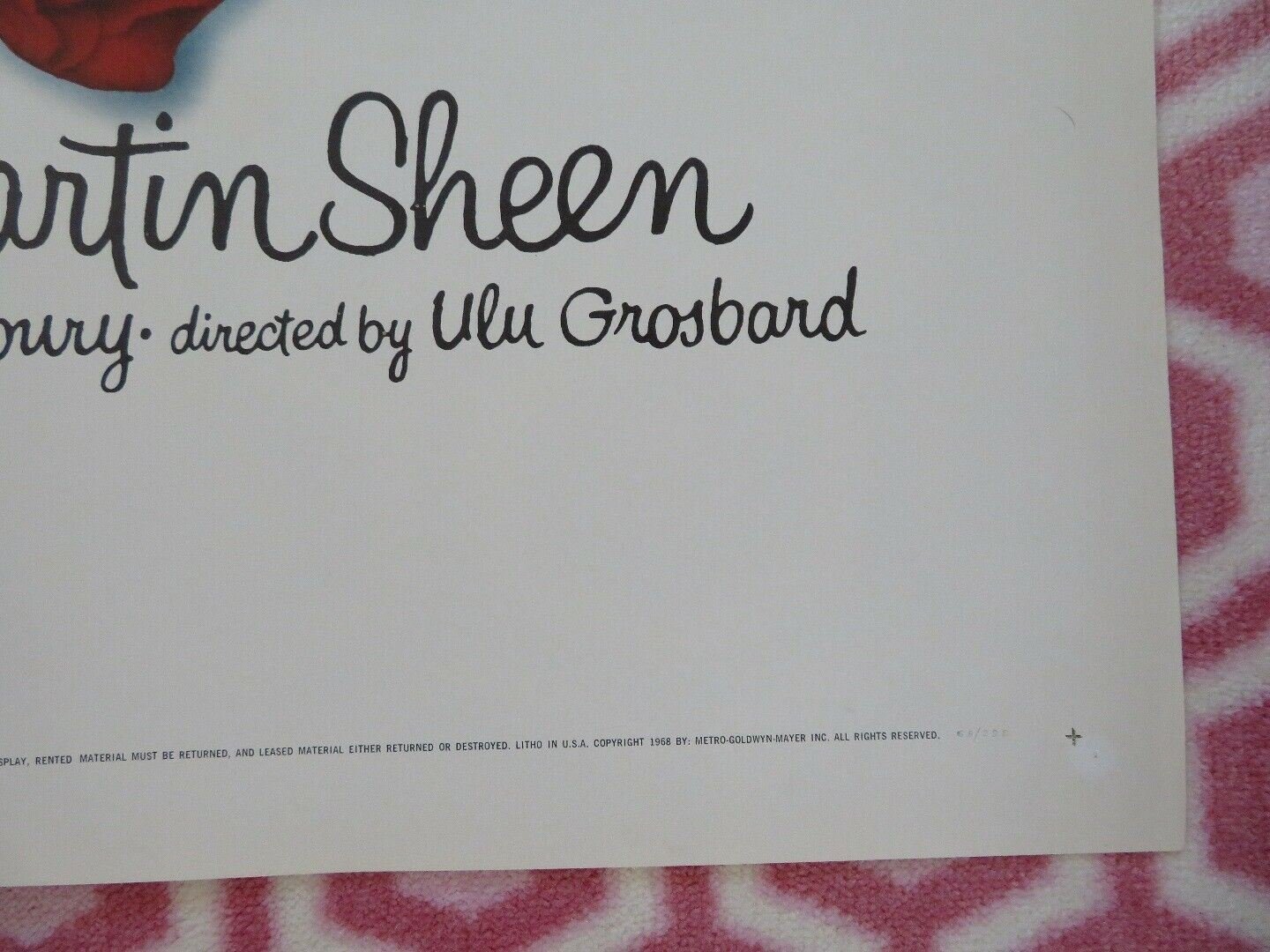 SUBJECT WAS ROSES US ONE SHEET POSTER PATRCIA NEAL JACK ALBERTSON 1968 Movie posters