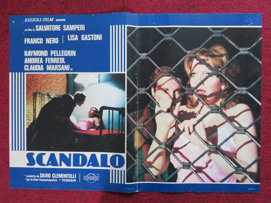 SUBMISSION - E ITALIAN FOTOBUSTA POSTER FRANCO NERO LISA GASTONI 1976 Rendezvous Cinema Movie posters
